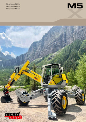 Kráčející rypadla Menzi M535x