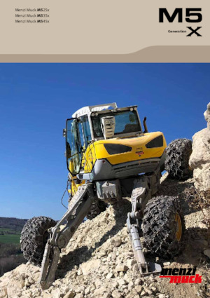 Kráčející rypadla Menzi M535x