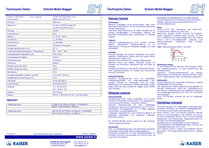 Kráčející rypadla Kaiser S 1-5