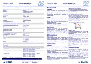 Kráčející rypadla Kaiser S 2 Cross 4x4