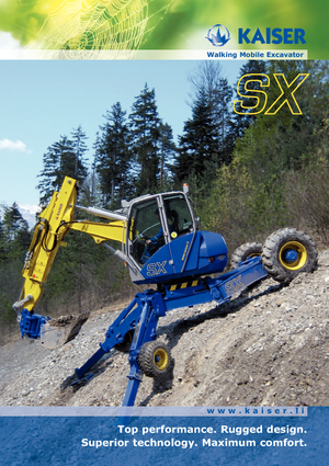 Kráčející rypadla Kaiser S 2 Mobil