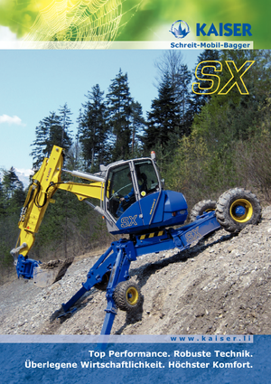 Kráčející rypadla Kaiser S 2 Mobil