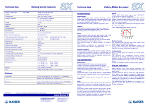 Kráčející rypadla Kaiser S X