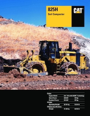 Skládkové kompaktory Caterpillar 825H