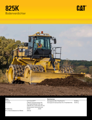 Skládkové kompaktory Caterpillar 825K