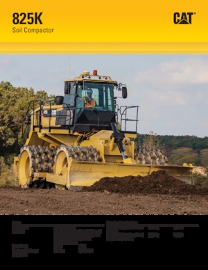 Skládkové kompaktory Caterpillar 825K