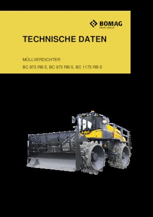 Skládkové kompaktory Bomag BC 973 RB 5