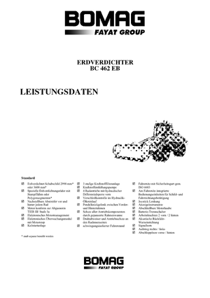 Skládkové kompaktory Bomag BC 462 EB