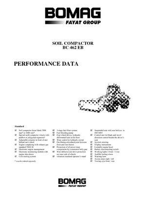 Skládkové kompaktory Bomag BC 462 EB