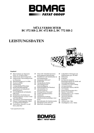 Skládkové kompaktory Bomag BC 672 RB 2