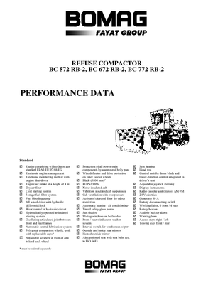 Skládkové kompaktory Bomag BC 672 RB 2