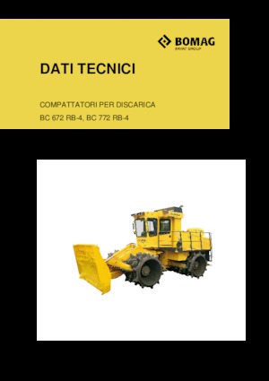 Skládkové kompaktory Bomag BC 772 RB 4