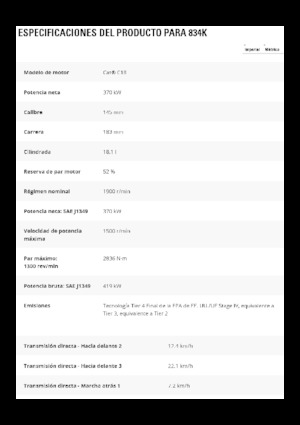 Kolové buldozery Caterpillar 834K