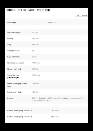 Kolové buldozery Caterpillar 834K