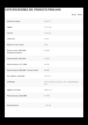 Kolové buldozery Caterpillar 844K