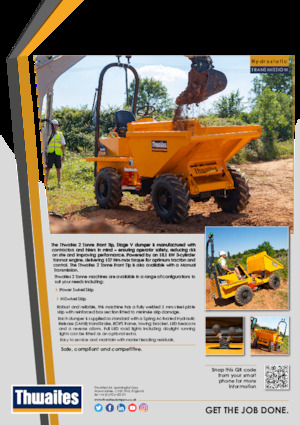 Kolové dumpery Thwaites MACH2076