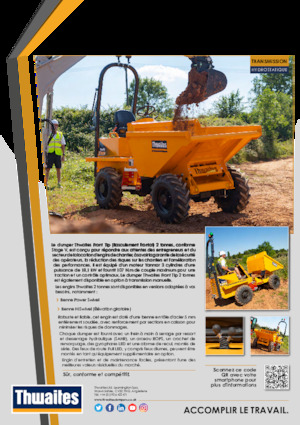 Kolové dumpery Thwaites MACH2076