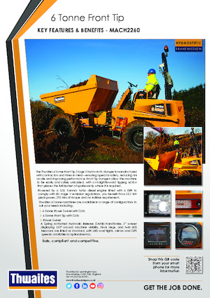 Kolové dumpery Thwaites MACH2260