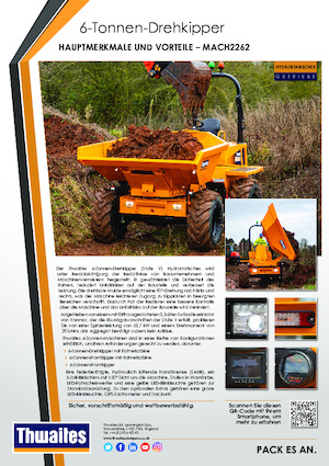 Kolové dumpery Thwaites MACH2262