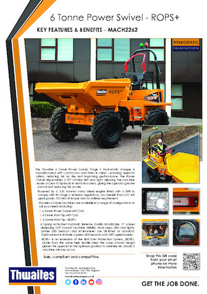Kolové dumpery Thwaites MACH2262