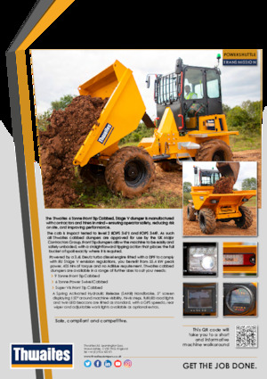 Kolové dumpery Thwaites MACH2365