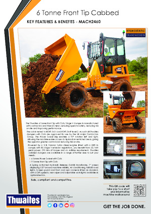 Kolové dumpery Thwaites MACH2460