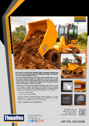 Kolové dumpery Thwaites MACH2490