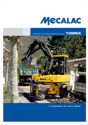 Kolová rypadla Mecalac 10 MSX