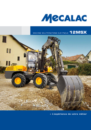 Kolová rypadla Mecalac 12 MSX
