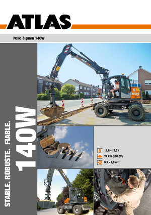 Kolová rypadla Atlas 140 W