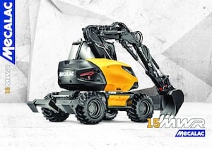 Kolová rypadla Mecalac 15MWR