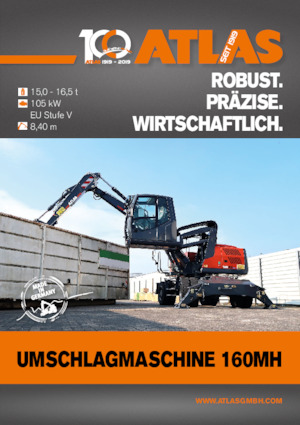 Kolová rypadla Atlas 160 MH