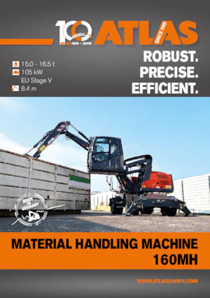Kolová rypadla Atlas 160 MH