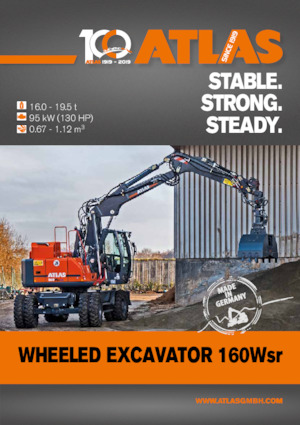 Kolová rypadla Atlas 160 W-SR 