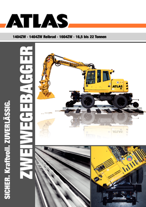 Kolová rypadla Atlas 1604 ZW