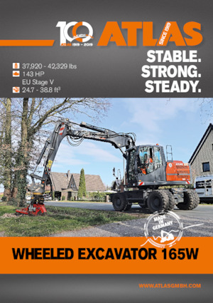 Kolová rypadla Atlas 165 W