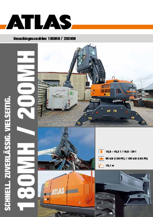 Kolová rypadla Atlas 200 MH