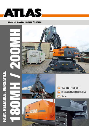 Kolová rypadla Atlas 200 MH