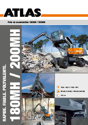 Kolová rypadla Atlas 200 MH