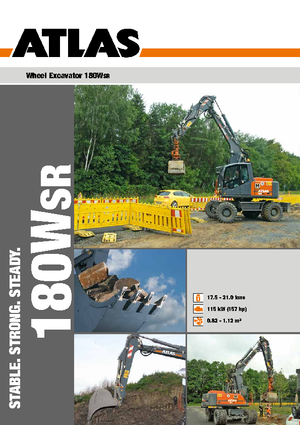 Kolová rypadla Atlas 180 W-SR