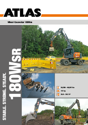 Kolová rypadla Atlas 180 W-SR