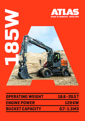 Kolová rypadla Atlas 185 W