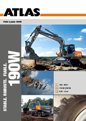 Kolová rypadla Atlas 190 W