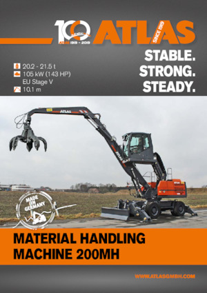 Kolová rypadla Atlas 200 MH