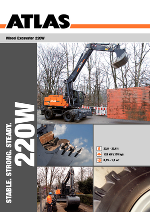 Kolová rypadla Atlas 220 W