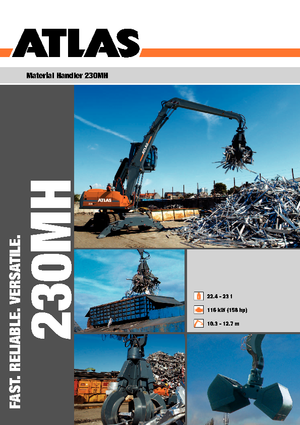 Kolová rypadla Atlas 230 MH