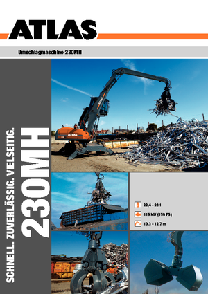 Kolová rypadla Atlas 230 MH