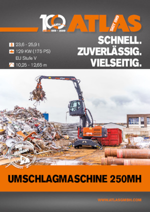 Kolová rypadla Atlas 250 MH