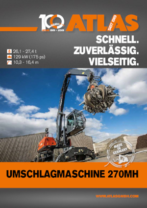 Kolová rypadla Atlas 270 MH