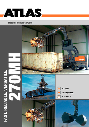 Kolová rypadla Atlas 270 MH